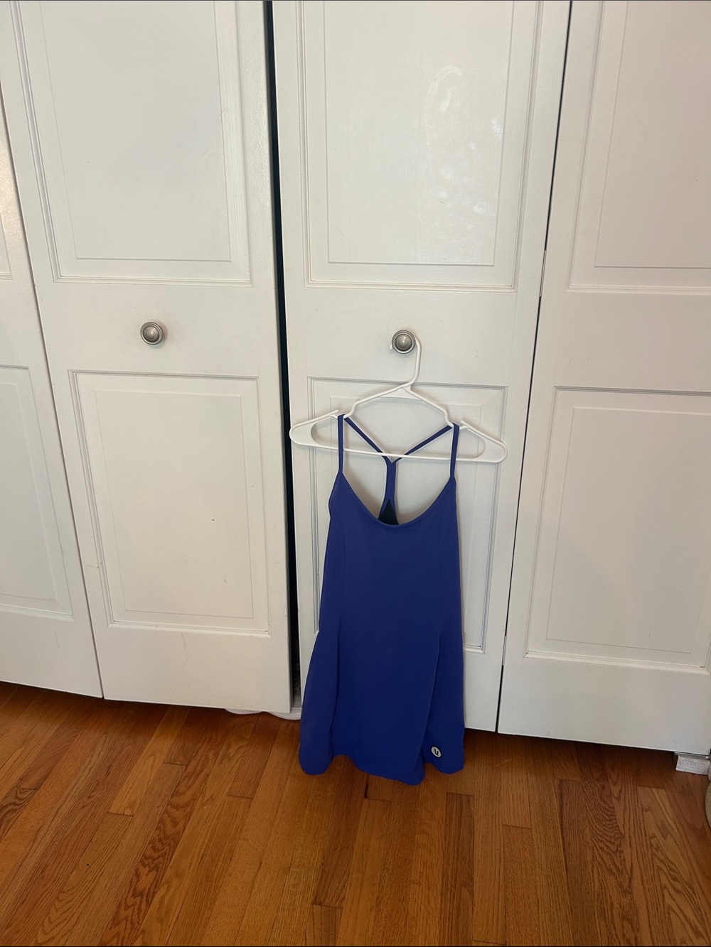 Vuori Copenhagen Blue Mini Athletic Dress with Racerback